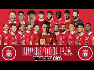 LIVERPOOL FC Squad With New Signing Comparison 2025-26 | Players, Countries & Position
