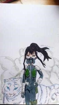 drawing Mina and Bakko #art #kaijuno8 #anime #onerepublic