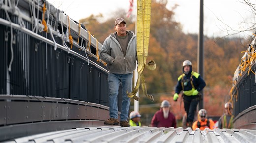 Check out the new footbridge with amazing views of the Great Falls