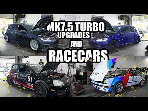 Turbo Upgrades on MK7.5 GTI and Golf R, along with some Race Cars.