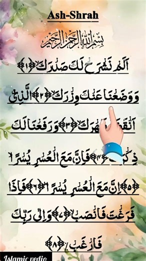 Surah Alam Nashrah - Heart Touching Recitation | Relief from Stress & Hardship | سورة الشرح