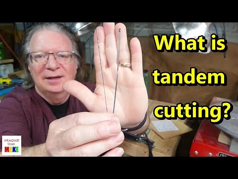 121. Scroll saw tandem cutting puzzle pieces