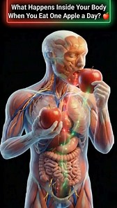 What Happens Inside Your Body When You Eat a Red Apple?🍎🔥😱 One red apple triggers powerful changes inside your body — from digestion and blood sugar balance to heart and brain protection. This is why an apple a day still matters. 🍎 red apple benefits, apple a day health, apple digestion, apple blood sugar, apple heart health, apple brain health, nutrition science, healthy fruit facts, human body reaction #AppleBenefits, #HealthScience, #NutritionFacts, #HumanBody, #HealthyChoices, #FoodAsMed