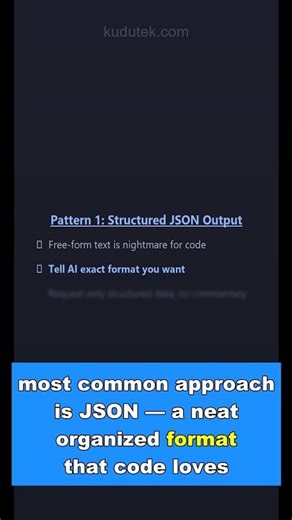 Stop Getting Messy AI Responses! Force Perfect JSON Output