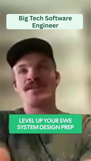 free system design prep hack: watch youtube interviews, pause before they answer, give your own solution, then compare. way better than expensive courses tbh #systemdesign #coding #softwareengineering #techjobs #programming #interview