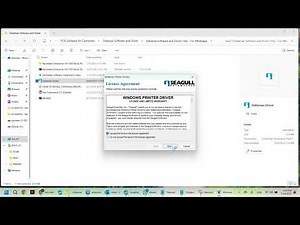 How to install the driver of the Datamax E4304 Barcode Label Printer.