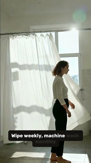 Instant Bathroom Fix (36x72 Curtain Hack)