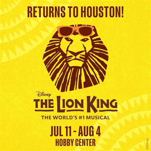 128 reactions · 14 shares | Disney's THE LION KING returns to Houston July 11 – August 4, 2024 at The Hobby Center, and great seats are available. Get your tickets NOW! | The Lion King - Musical | Facebook