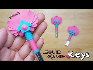 Squid Game KEYS out of paper | origami | how to make