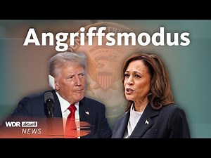 US-Wahl 2024: Kamala Harris und Donald Trump gehen in die Offensive | WDR aktuell