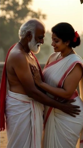 kissing old man🔥 Beyond Words 💖 #ViralShorts"#AgeGapRomance #ShortsIndia #ViralVideo #RomanticArt