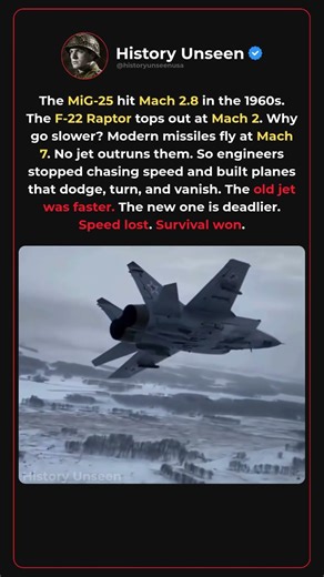Why A 1960s Soviet Jet Is Still Faster Than The F 22 ✈️🇷🇺