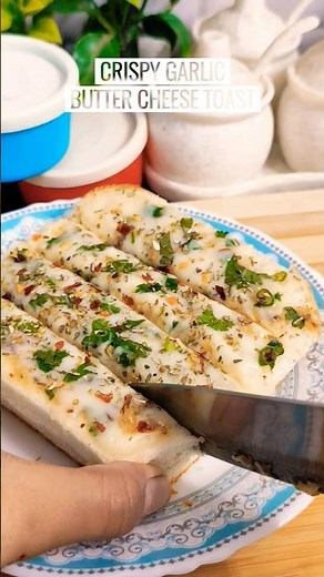 No oven? No problem! This is hands-down the best way to make cheesy garlic bread on a pan.