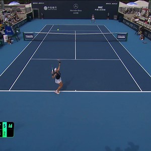 What a comeback! 💪 After going 4-0 down in the first set Ajla Tomljanovic fights back to beat Starodubtseva 7-6, 6-2. #2025ChinaOpen | WTA