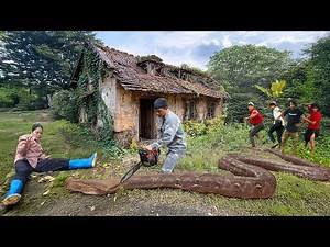 Woman Miraculously Escaped Death | What The Hell Did The Python Swallow ? Clean Up Abandoned House