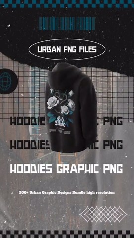200  Hoodi PNG ,mega Bundle of 200 Modern Streetwear PNG Designs - Front & Back Apparel Graphics for Hoodies and Urban T-shirts - Etsy