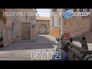 FPS in GDevelop! - Sprinting, Health, Shield, & Enemies