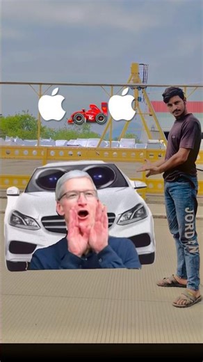 Apple ki car 🏎️ #funny #alizasehar