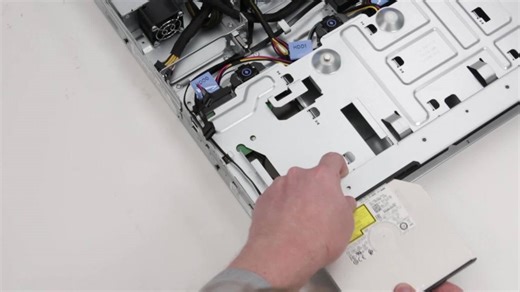 Remplacement du lecteur optique sur le système PowerEdge R350