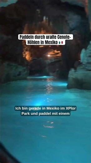 Paddeln durch uralte Cenote Höhlen in Mexiko Xplor Park 🇲🇽