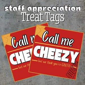 Snack Treat Tags for Employee, Teacher, Nurse Appreciation. Cheez Its Printable Gift Tags, Thank You Tag, Snack Tags, Cheese Crackers - Etsy