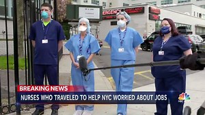 182K views · 952 reactions | Medical workers from across the country traveled to the front lines of the coronavirus crisis in New York, but some nurses who wanted to save lives now may not have jobs to return home to. MORE: https://nbcnews.to/3bHRnE8 | NBC Nightly News with Tom Llamas | Facebook