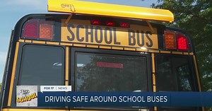 Flashing yellow? Flashing Red? When do you stop for school buses?