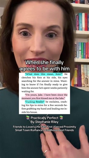 When She Finally Agrees to Be With Him in Practically Perfect #romancebookrecs #books #romancebooks