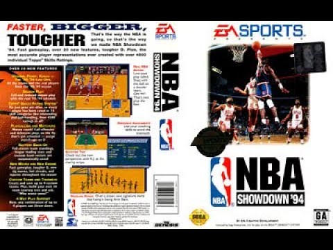 NBA Showdown '94 (Sega Genesis) - Boston Celtics vs Cleveland Cavaliers