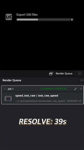 Lightroom vs Resolve: 500 RAW Export Test (16-bit TIFF)
