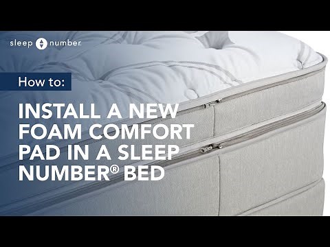 How to Open Your Sleep Number® Bed and Install a Foam Comfort Pad