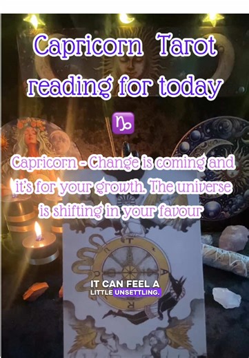 Capricorn tarot reading for today. This reading focuses on change, cycles, and timing in Capricorn’s current energy. Guidance around embracing shifts, trusting the process, and noticing opportunities that align with growth and destiny. #capricorn #tarotreadingtoday #capricornhoroscope #capricornenergy #capricorntarot