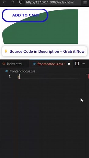 ✨ Creative “Add to Cart” Animation Using GSAP & SVG | HTML CSS JavaScript Bring your eCommerce UI to life with this smooth “Add to Cart” animation built using GSAP SVG! The icon smoothly transitions into the cart with bounce effects — a perfect micro-interaction to enhance user experience. 💻 Source Code: [https://github.com/frontendfocus-764/frontendfocus-shared/tree/main/year-2025/add-to-cart-gsap-animation] 🔥 Try it out, customize the timing and easing, and make your online store more intera