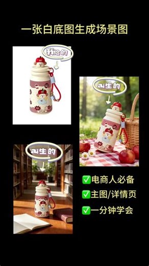 自从学会用ai作图后再也没加过班了！#电商人必备#LinkPix#ai生图