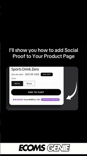 Social Proof Custom Liquid & HTML for Shopify #ecommerce #dropshipping