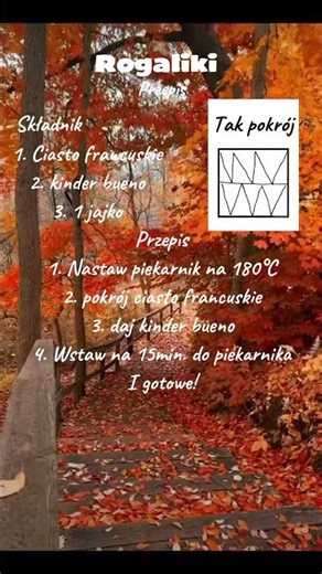 🧸Przepis na rogaliki✨️ #przepis #rogaliki