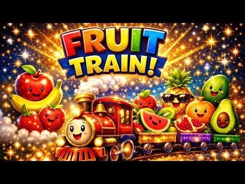 Fruit Train Song for Kids Fruits Name Learning Video Nursery Rhymes & Baby Songs