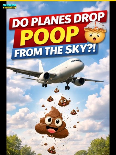 DO PLANES DROP POOP FROM THE SKY?! 🤯