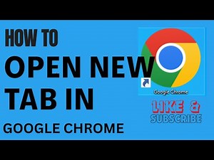 How To Open New Tab In Google Chrome #newtab #chrome #googlechrome