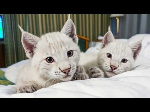 Rare Albino Bobcat Found Dead But Her Kittens Still Alive—They Looked Just Like Their Mother!