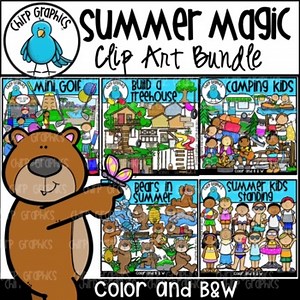 Summer Magic Clip Art Bundle