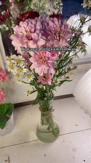 Tips agar bunga tidak cepat layu 🥀 #bunga #freshflowers #tipsandtricks