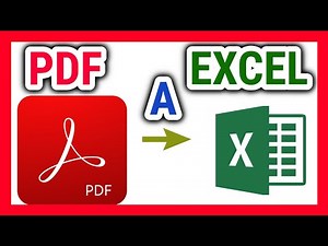 😱¿Cómo PASAR un PDF a EXCEL? -PDF a EXCEL-PDF a EXCEL free | convertir un PDF A EXCEL-Curso Excel