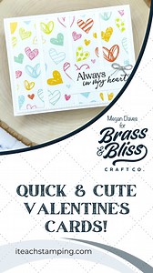 Hey, friends! I’m absolutely in love with this card—I have such a crush on it, I'm not going to lie! I made it several times using the “Heart Strings” paper pad from Brass & Bliss Craft Co , and every version turned out amazing. Whether you’re crafting for Valentine’s Day or just sharing love, this card is an absolute must-try. I had a blast experimenting with different looks, and even discovered cool details like the measurements on their nested die packaging. Curious to see how it all comes to