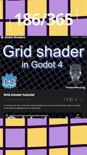 186/365 Grid shader