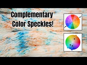 Dyeing Speckled Yarn with Complementary Colors; Color Theory is NOT my strength! (Dyepot PS 91)