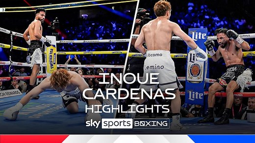 Highlights: Naoya Inoue beats Ramon Cardenas after surviving huge knockdown