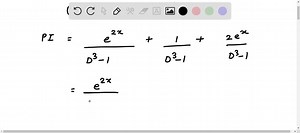 Particular Integral of  (D3 1)y = (ex   1)2 is: