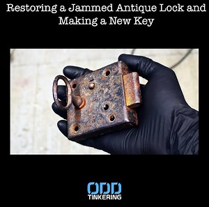 26K views · 423 reactions | I bought this rusty antique door lock. The lock is jammed from rust and as it turns out I was sold wrong key with it. I will restore the lock and make a new better key for the lock. | OddTinkering | Facebook