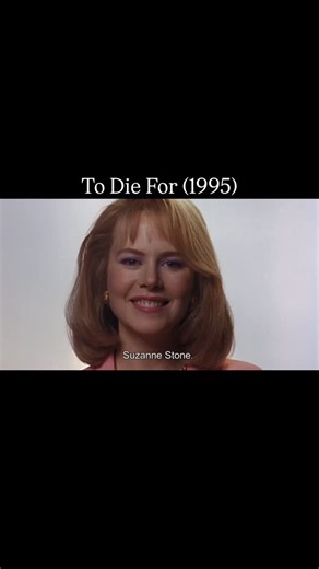 STMT on Instagram: "To Die For (1995) — A darkly funny and razor-sharp satire about fame, obsession, and the price of ambition. 💋 Nicole Kidman stars as Suzanne Stone, a small-town woman with big dreams of becoming a TV star — and she’ll do anything to get there. When her husband (played by Matt Dillon) becomes an obstacle, she manipulates a trio of naive teenagers (including a young Joaquin Phoenix) into doing the unthinkable. 📺 Directed by Gus Van Sant, the movie brilliantly mo